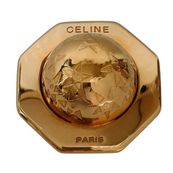 Celine Jewelry - CELINE Vintage Gold Brooch